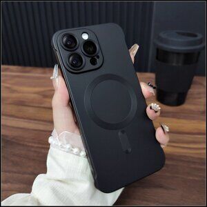 Matte Black Frameless Magnetic Case